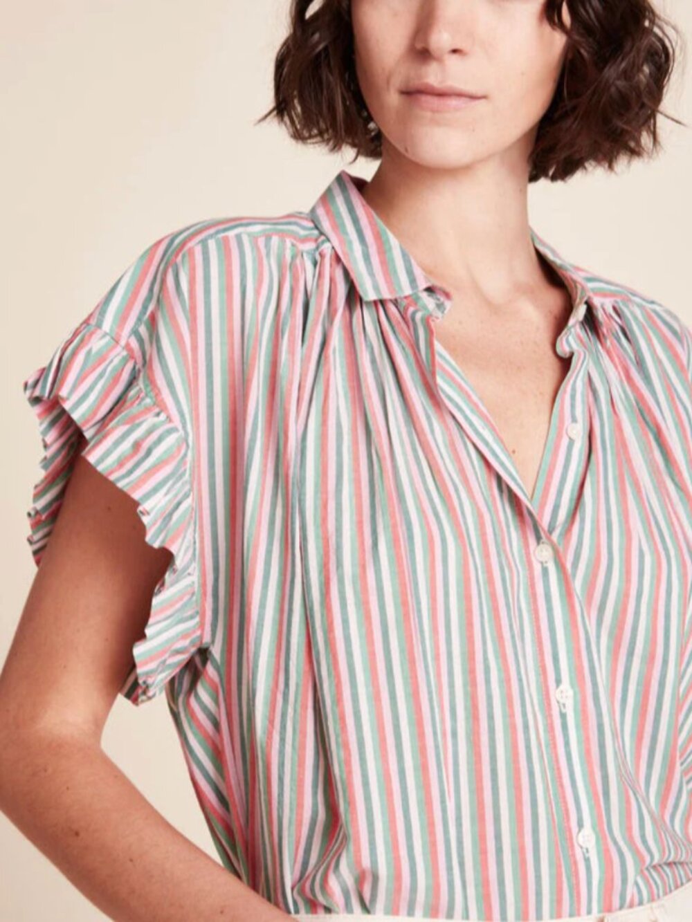 "Marianne B" Ruffle Sleeve Blouse - Picture 2 of 4